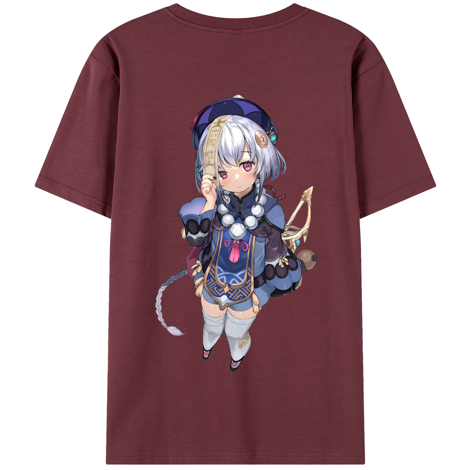 げんし神 七七 なな  genshin Nana 綿100％半袖Tシャツ（背面プリント）
